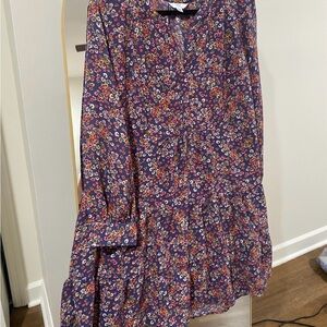 Time and Tru Multicolor Floral Blouse